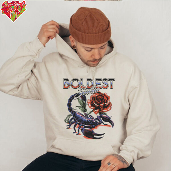 Boldest Studio Scorpion Rose shirt