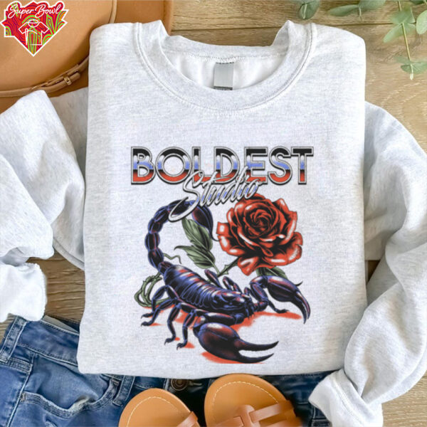 Boldest Studio Scorpion Rose shirt