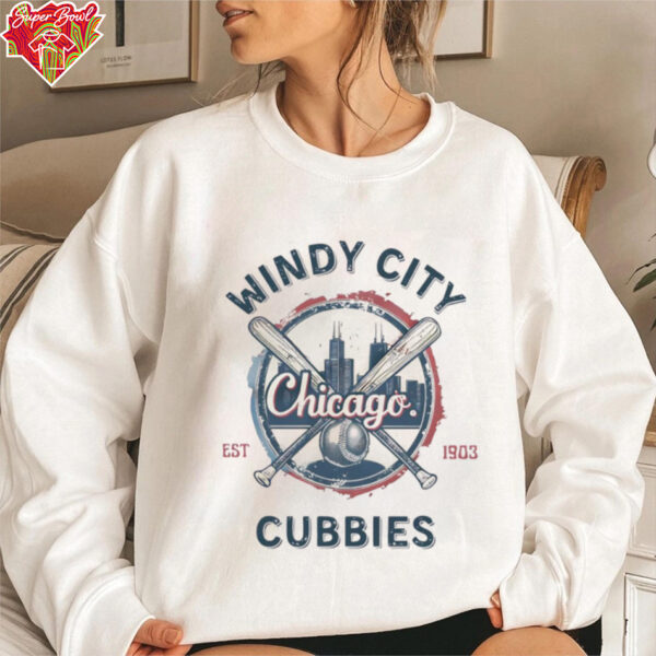 Chicago Club Windy City Cubbies est 1903 baseball vintage shirt