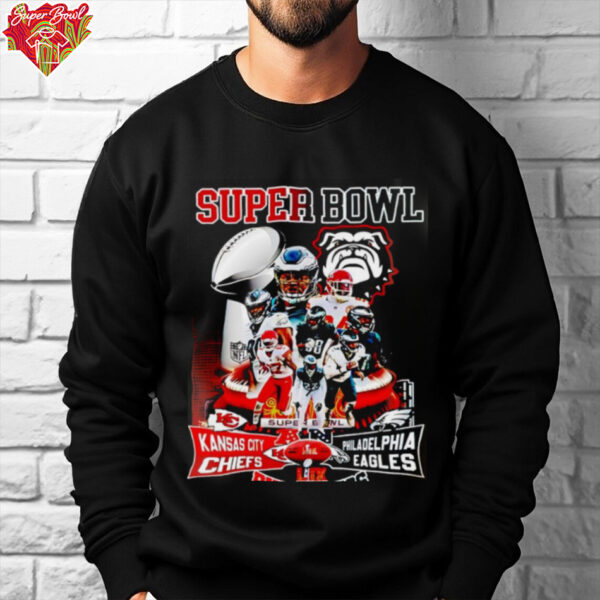 Chiefs And Eagles Super Bowl Bulldawgs 2025 shirt