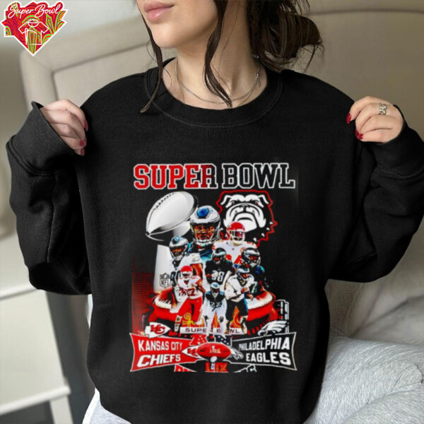 Chiefs And Eagles Super Bowl Bulldawgs 2025 shirt