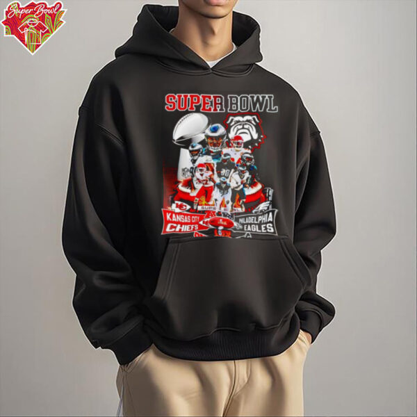 Chiefs And Eagles Super Bowl Bulldawgs 2025 shirt