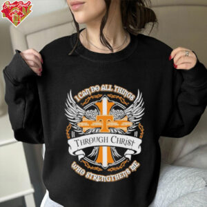 Official Tennessee Volunteers I Can Do All Things Through Christ Who Strengthen Me Wings T shirts