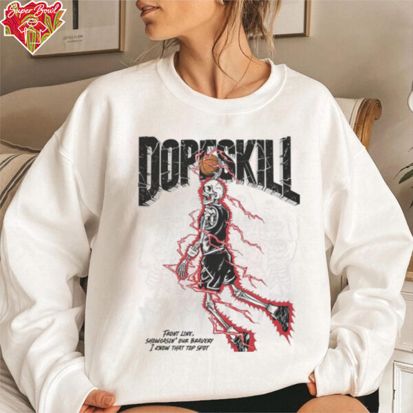 Dopeskill Fit 2 Skeleton Basketball shirt