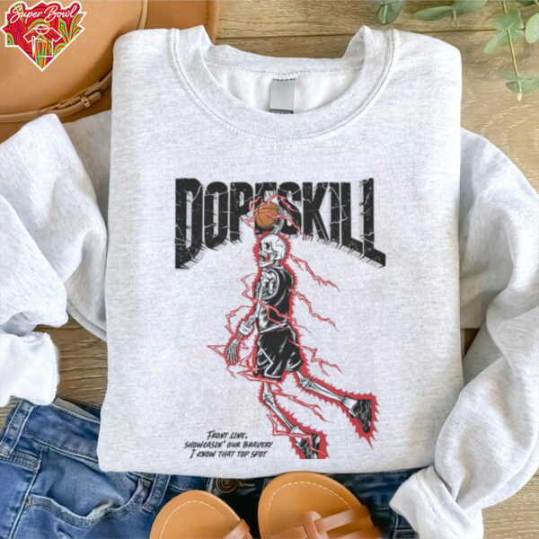 Dopeskill Fit 2 Skeleton Basketball shirt