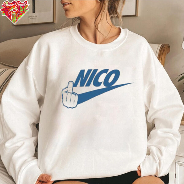 Fuck Nico Middle Finger Nike T shirts