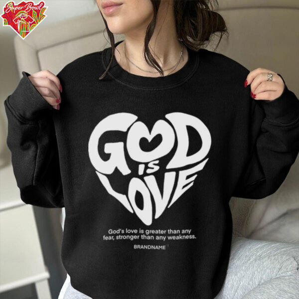 God is Love Heart shirt