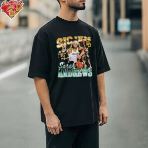 Sarah Andrews Baylor basketball 90s graphic shirt