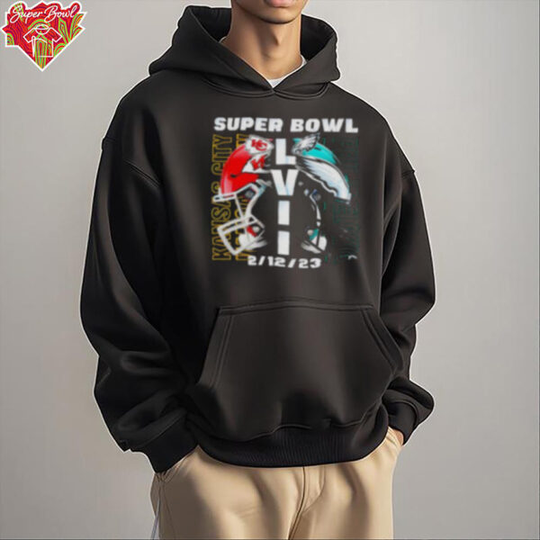 Helmets Super Bowl 2025 Kansas City Chiefs vs Philadelphia Eagles Showdown in Stunning shirt