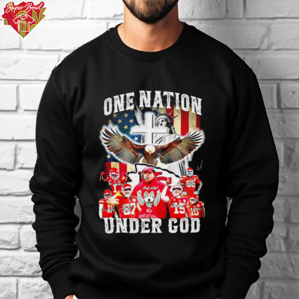 Kansas City Chiefs One Nation under god signature shirt