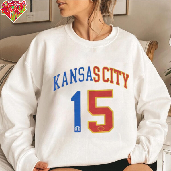 Kansas City Football and Baseball number 15 shirt