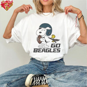 Snoopy and Woodstock go Beagles Ealges shirt