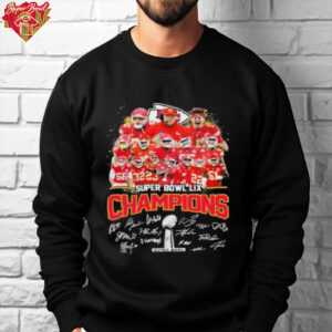 Kansas City Chiefs 2024 Players Super Bowl LIX Champions T Shirt