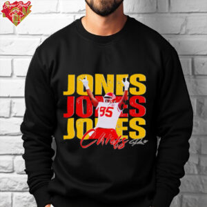 Chris Jones 95 Kansas City Chiefs Football Players Super Bowl 2025 shirt Recovered