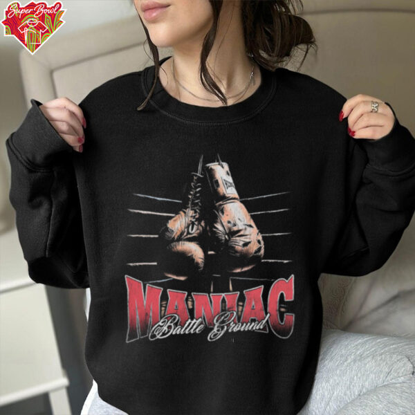 Maniac Battle Ground Boxing Gloves shirt