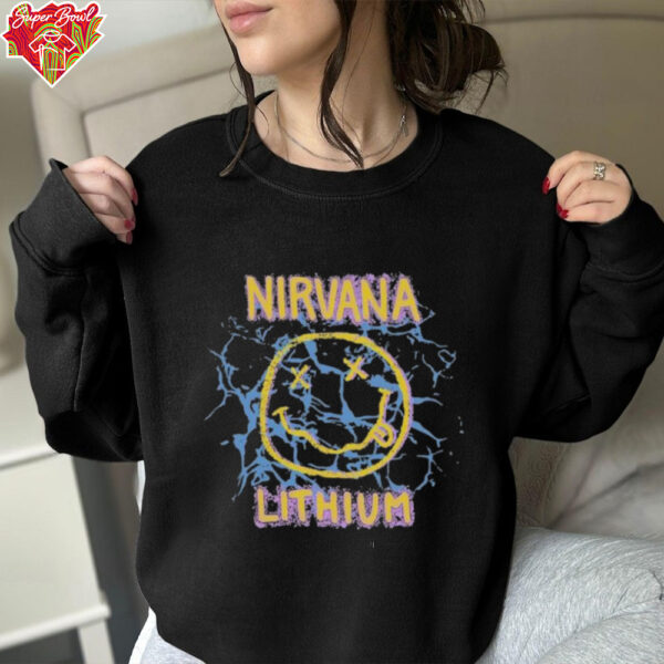 Nirvana Lithium Smiley T shirts