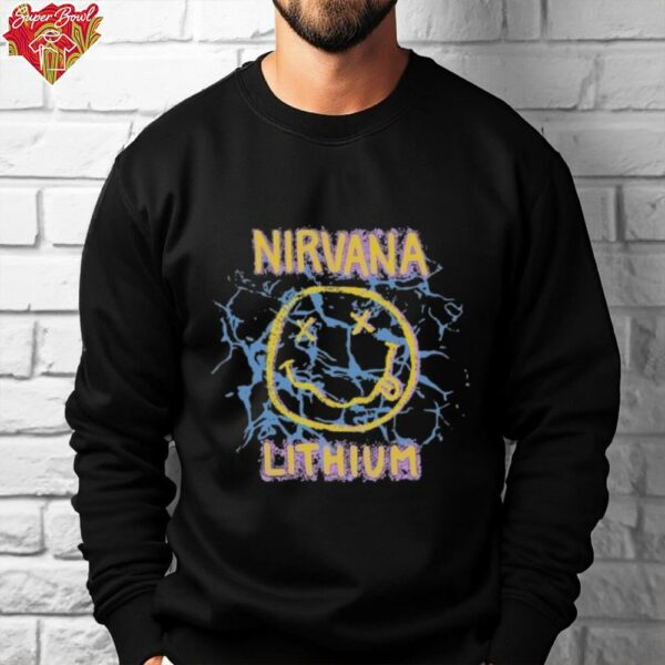 Nirvana Lithium Smiley T shirts