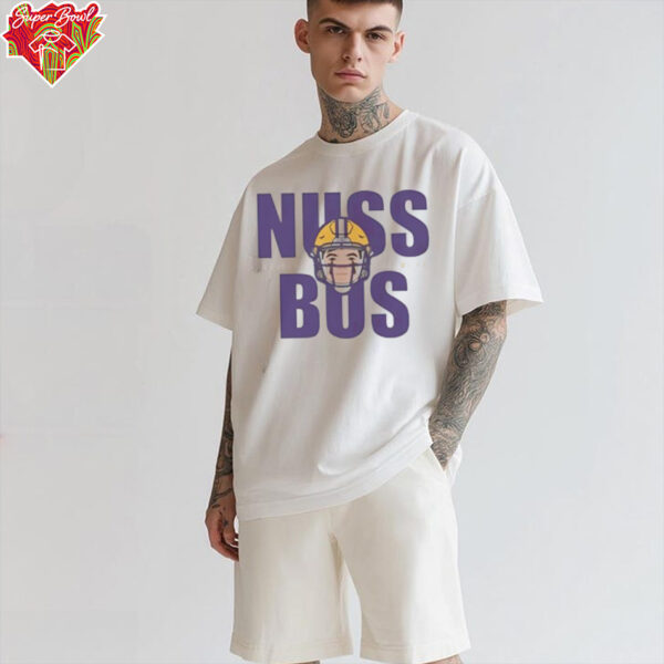 Nuss Bus Garrett Nussmeier LSU Tigers football shirt