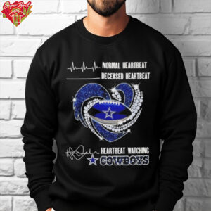 Dallas Cowboys normal heartbeat deceased heartbeat shirt Recovered