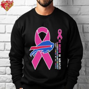 Official Buffalo Bills We Believe In Miracles Fight Cancer In All Colors T shirts