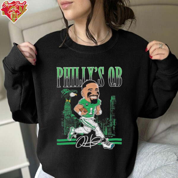 Official Jalen Hurts Philadelphia Eagles Philly’s QB Signature T shirts