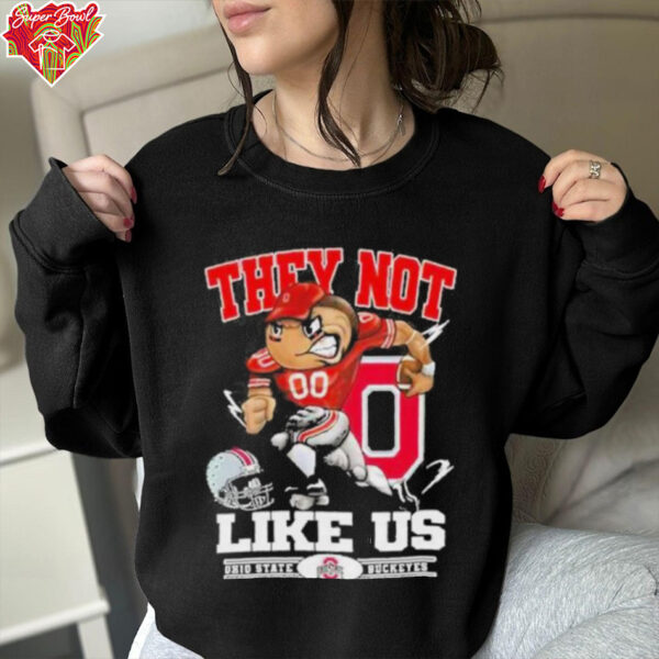 Official Mascots that not like us ohio state buckeyes go bucks 2025 shirt