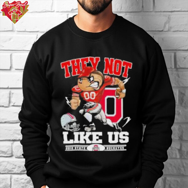 Official Mascots that not like us ohio state buckeyes go bucks 2025 shirt