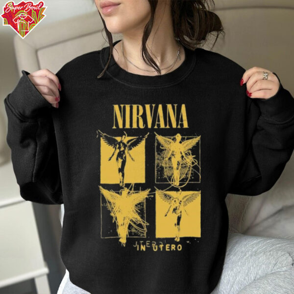 Official Nirvana In Utero Sketch T shirts