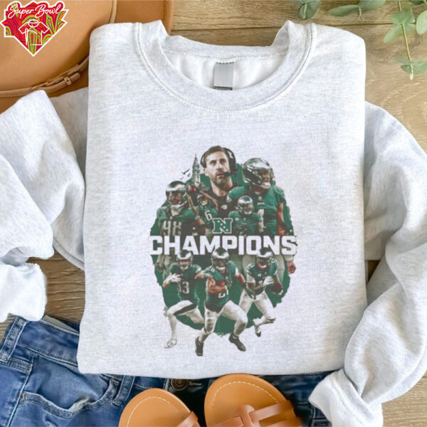 Official Philadelphia Eagles NFC Champions Jalen Hurts 2025 Shirt