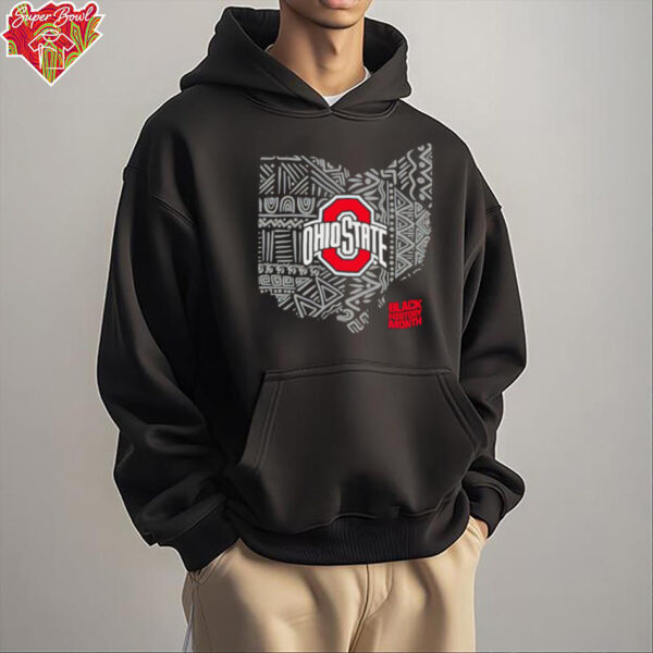 Ohio State Buckeyes Black History Month state shirt