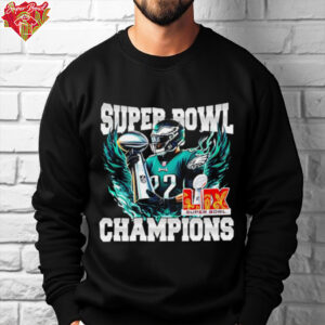 Super Bowl 2025 LIX Champions number 22 Eagles shirt