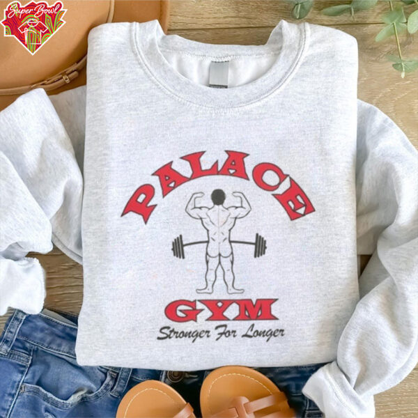 Palace Gym Stronger For Longer Barbell T Shirts