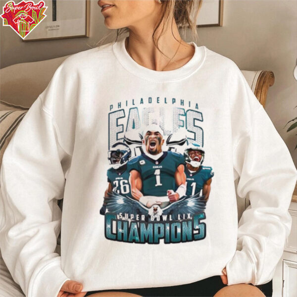 Philadelphia Eagles Super Bowl LIX Champions NFL shirt