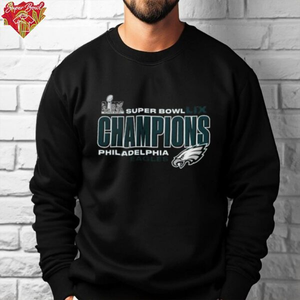 Philadelphia Eagles Super Bowl LIX Champions Under The Lights T Shirts