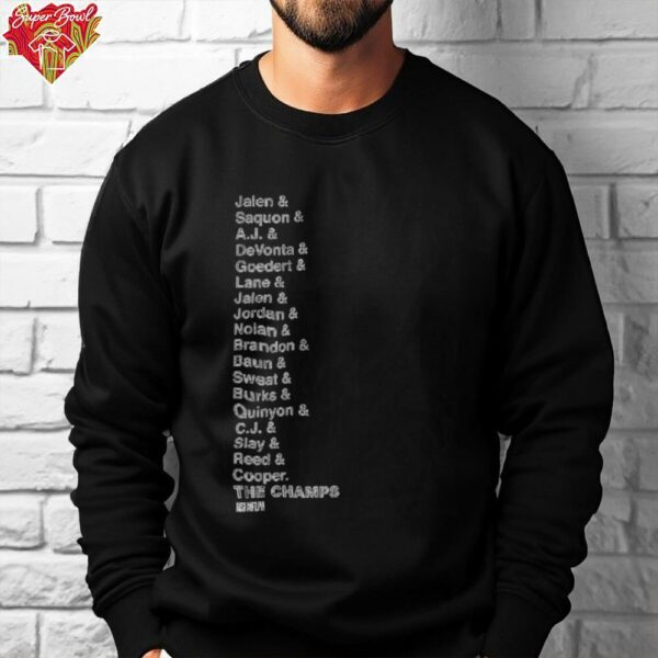 Philly Football  The Champs List Shirt