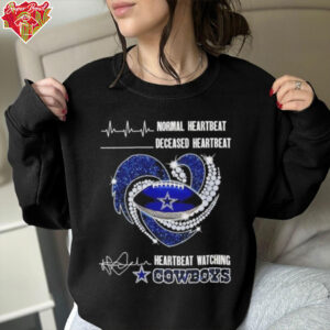 Dallas Cowboys normal heartbeat deceased heartbeat shirt Recovered