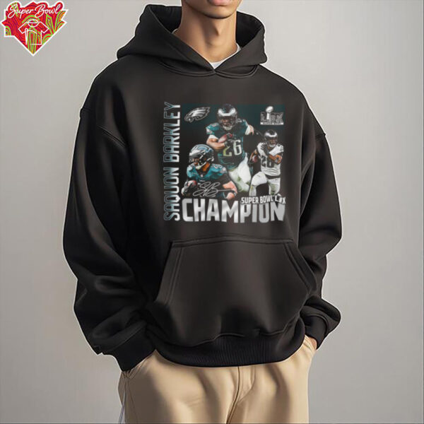 Saquon Barkley Philadelphia Eagles Super Bowl LIX Champions T Shirt