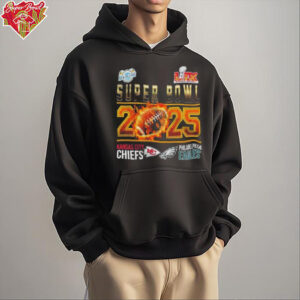 Official Kansas City Chiefs Philadelphia Eagles Super Bowl 2025 Shirt