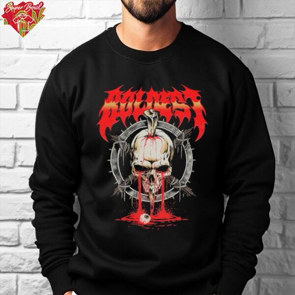 Skull Barbed Wire Graphic shirt