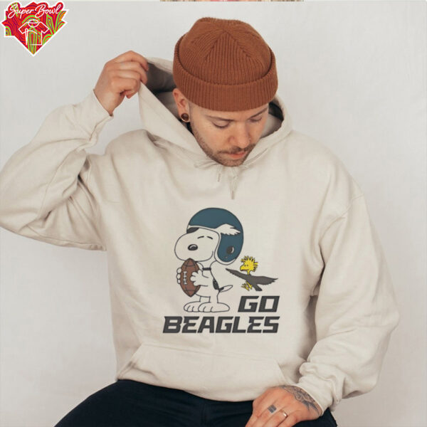 Snoopy and Woodstock go Beagles Ealges shirt