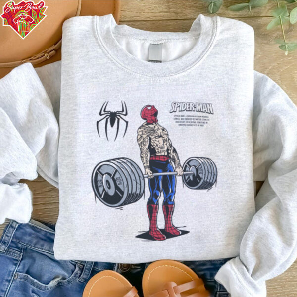 Spider man bench press shirt