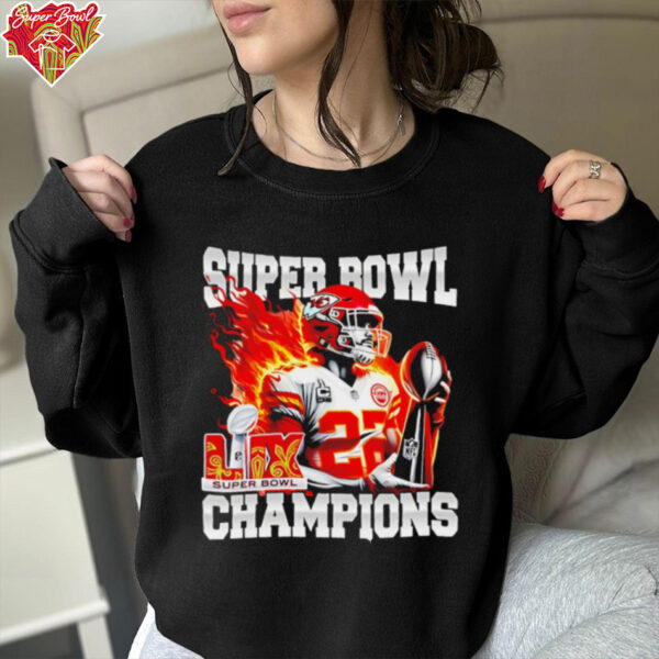 Super Bowl 2025 LIX Champions Number 22 Chiefs shirt