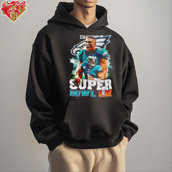 Super Bowl 2025 LIX Champions number 1 Eagles shirt