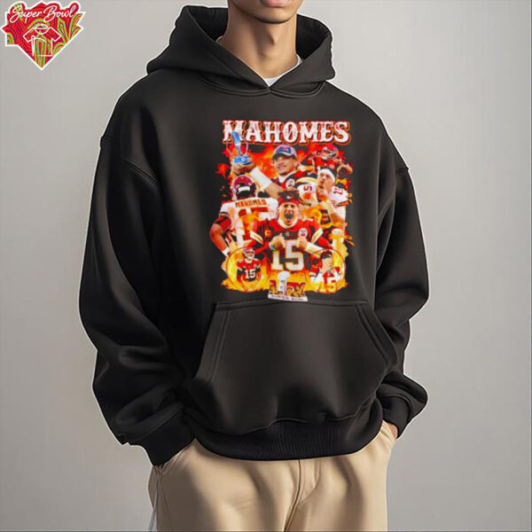 Super Bowl 2025 Patrick Mahomes Kansas City Chiefs Graphic shirt