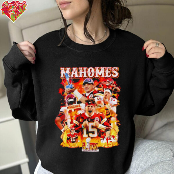 Super Bowl 2025 Patrick Mahomes Kansas City Chiefs Graphic shirt