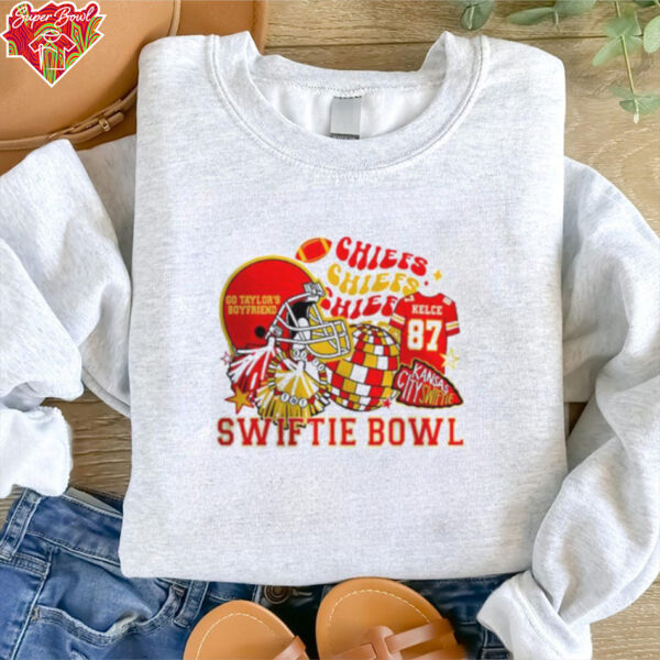 Swiftie Bowl Chiefs Go Taylor’s Boyfriend Kelce Kansas City Chiefs NFL Unisex T Shirt