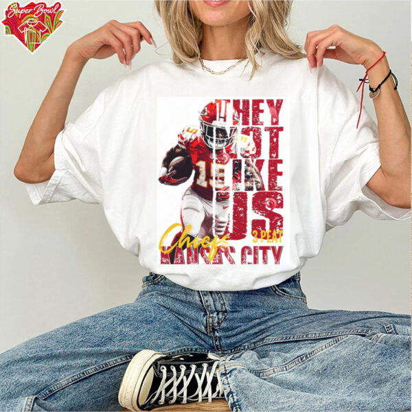 They Not Like Us KC Chiefs  Kansas City Chiefs 2025 Football Shirt