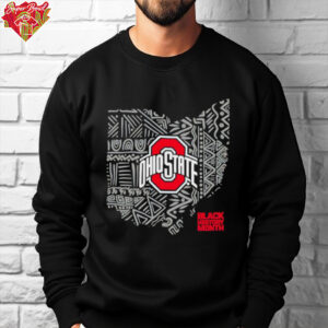 Ohio State Buckeyes Black History Month state shirt