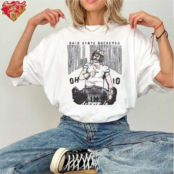 Will Howard The Shoe Ohio State Buckeyes T shirts