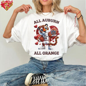 All Auburn Tigers Basketball NCAA “All Orange” 2025 T Shirt